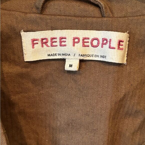 Nwt free people ruffles romance jacket army green - Picture 7 of 11